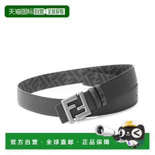 F1DYM新款 韩国直邮FENDI芬迪男女通用方形皮带7C0541 ASIW