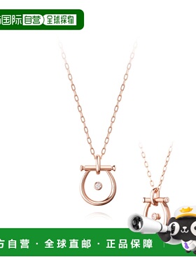 韩国直邮STONEHENGE 女士项链 SA25A07P 14k吊坠锁骨链