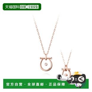 韩国直邮STONEHENGE 女士项链 SA25A07P 14k吊坠锁骨链