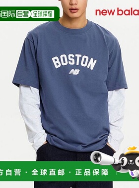 韩国直邮NEW BALANCE 短袖T恤 U6 NBNEE2S031 59 MT41561 UNI BOS