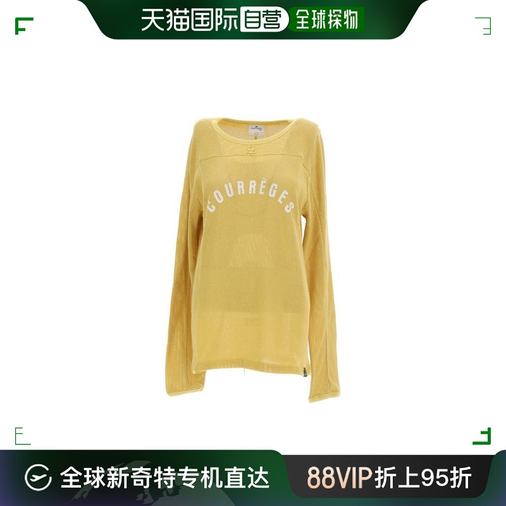 韩国直邮COURREGES24SS长袖T恤男JTS124JS0094 000 2063POLLEN 男装 卫衣 原图主图