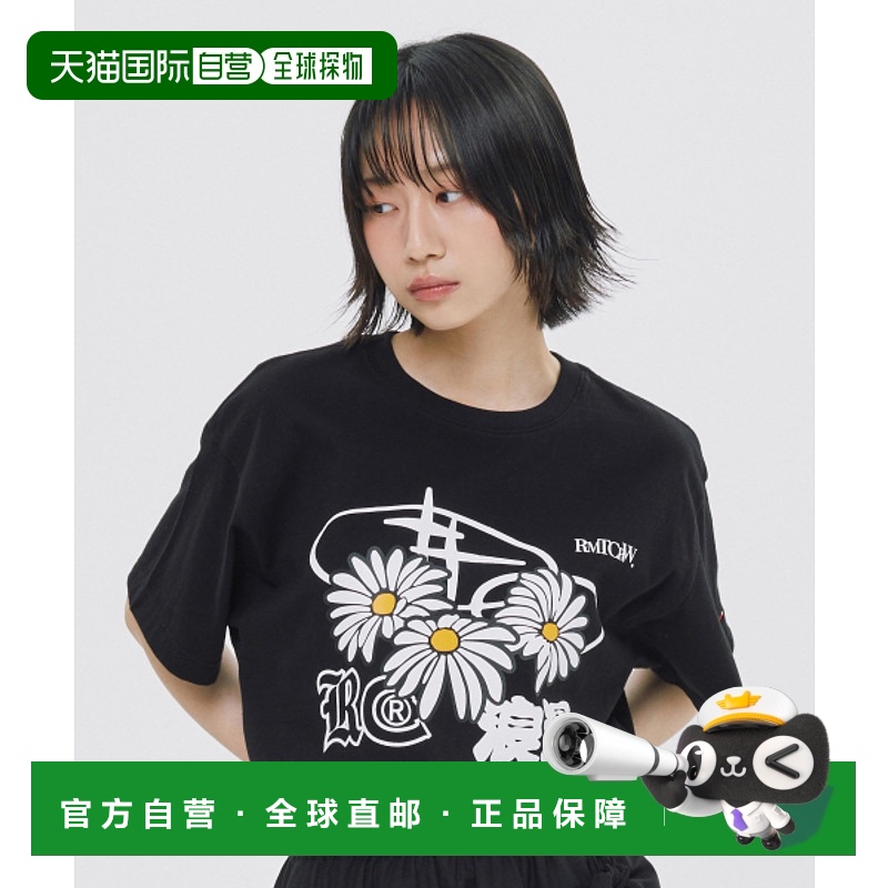 韩国直邮ROMANTIC CROWN 公用T恤TRIPLE DAISY MIXED LOGO TEE SH