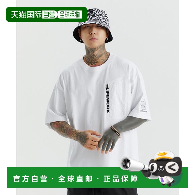 韩国直邮LIFEWORK 公用男士T恤LW222TS432新款
