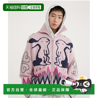 韩国直邮AECA WHITE 公用男针织AWCMFWBDKNISO003G3PK羊毛开衫