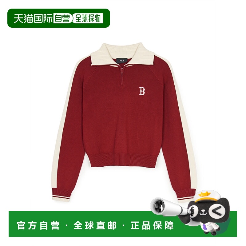 韩国直邮MLB 女士女装毛衣3FKPV0444-43WIS减龄时髦 保暖高级感