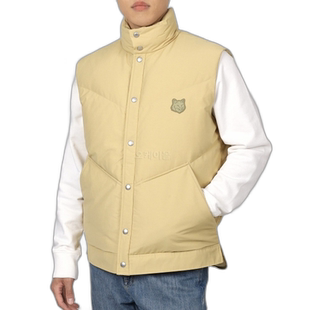 韩国直邮MAISON KITSUNE 无袖羽绒马甲 2024年冬季 男士外穿时尚