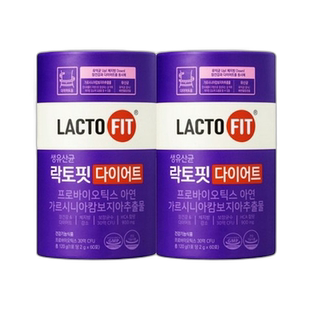 韩国直邮钟根堂LACTOFIT乐多飞降体脂益生菌60包*2盒调理肠胃