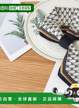 韩国直邮HAZZYS 藏青色首字母图案真丝围巾 HISC5F640N2_s羊毛