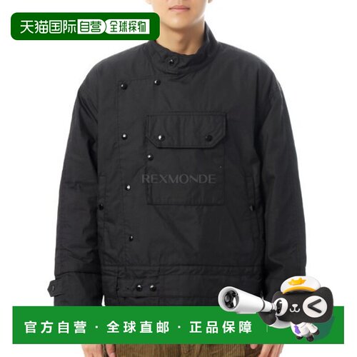 韩国直邮Engineered Garments 机车夹克 A - 黑色尼龙斜纹布 (24F