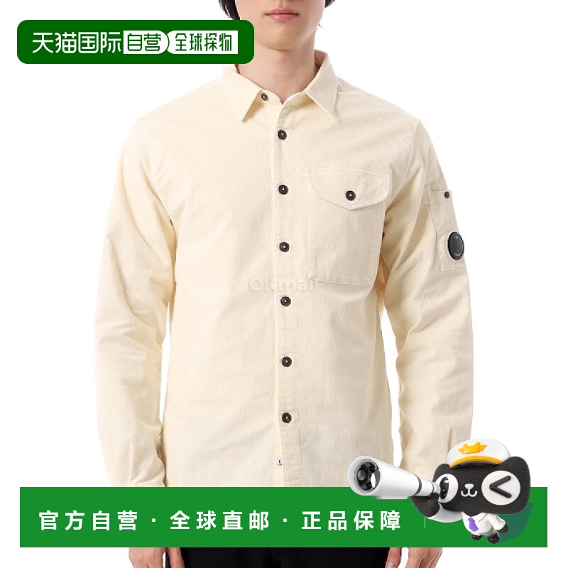 韩国直邮CP COMPANY 灯芯绒镜片长袖纽扣衬衫 (19CMSH071A 006410
