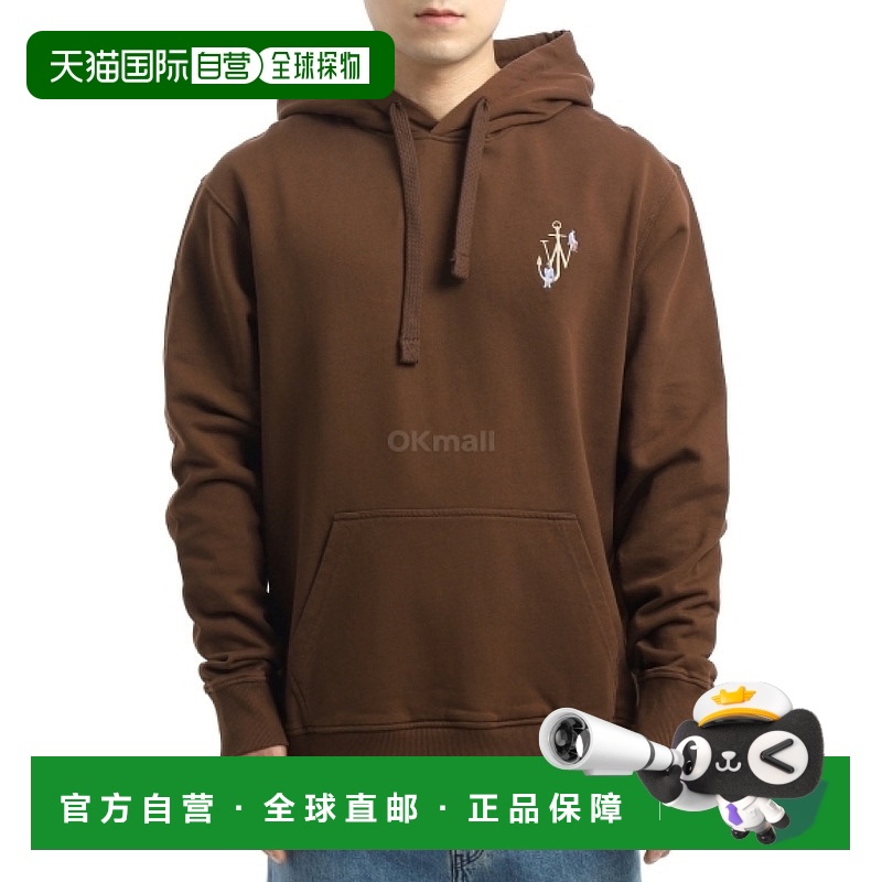 韩国直邮JW ANDERSON 锚刺绣连帽衫 (JW0224-PG1390-600) 兜帽/拉