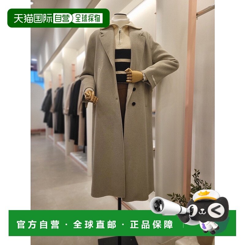 韩国直邮[ITMICHAA] 女性长款毛呢大衣 (ITOBHHC700)羊毛西装