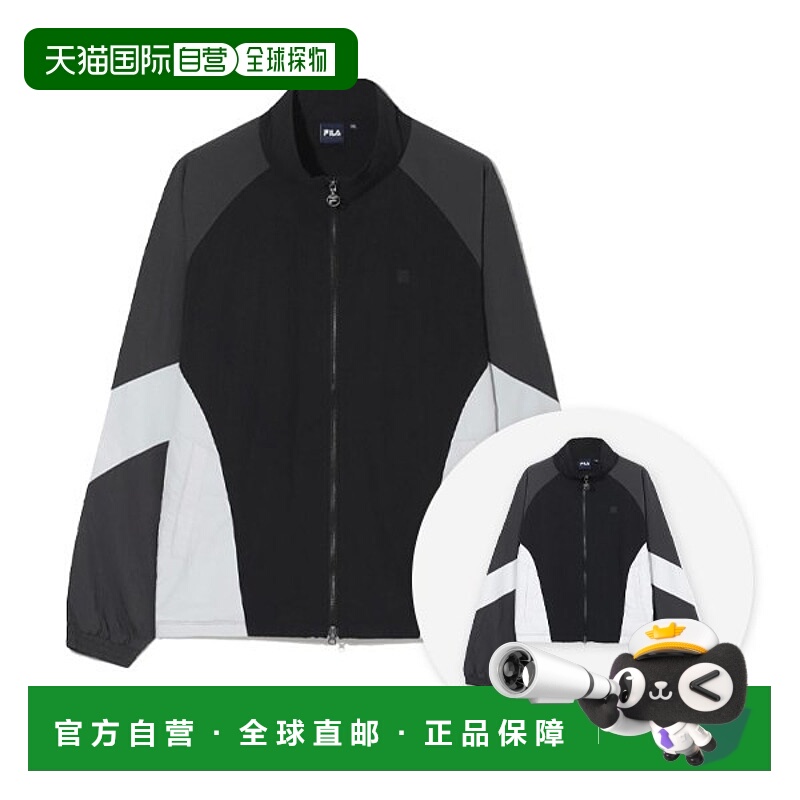 韩国直邮FILA [新] 惠拉中性拼色风衣 FM2FS253JK01U001-001