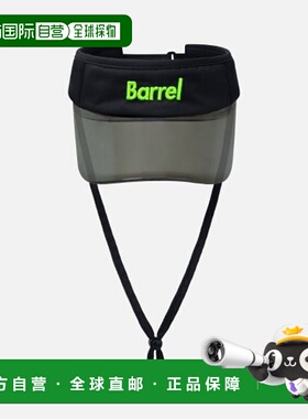 韩国直邮BARREL 儿童帽子5002834246 KIDS JELLY SUN VISOR BLACK