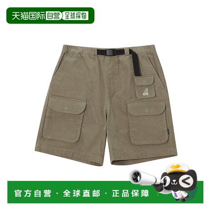 韩国直邮kangol Retrocore 灯芯绒短裤 4046 米色 (KRECSA40460)