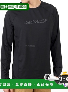 韩国直邮MAMMUT Selun FL 男士长袖徽标T恤 运动休闲 1016-01440-