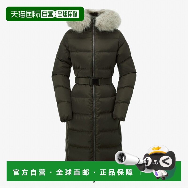 韩国直邮北面THE NORTH FACE MARANA 撞色毛领休闲羽绒服 女款 卡