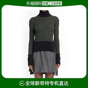 J0092310GREEN 韩国直邮THOM BROWNE23FW毛衣女FJT268A