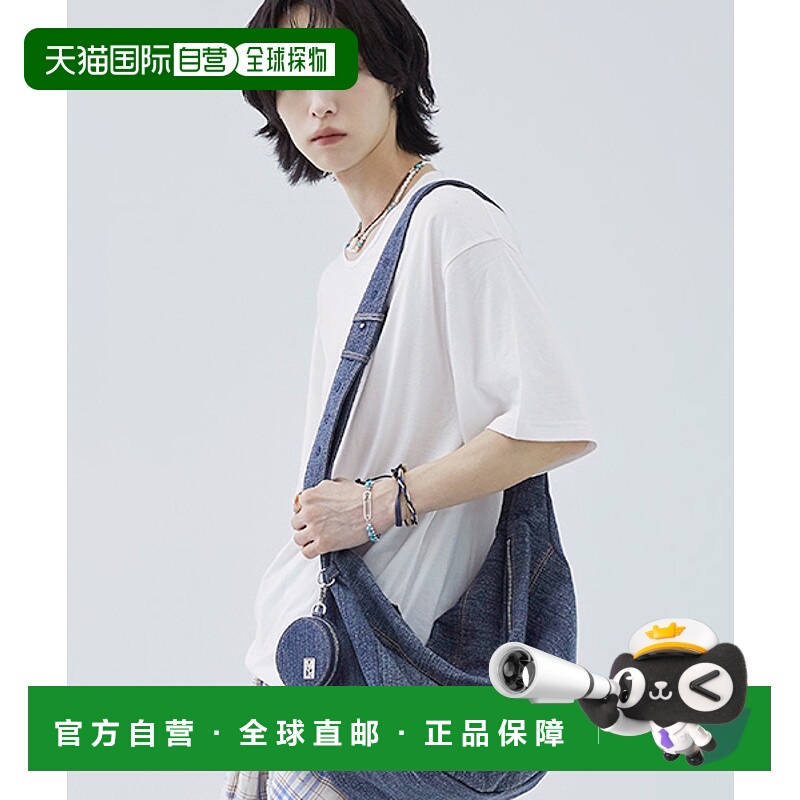 韩国直邮MIMTHEWARDROBE公用邮差包M233DB1MB MONTA DENIM MESSEN