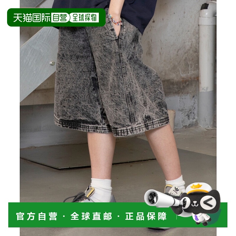 韩国直邮GLACK 公用牛仔裤GHP018BK正品时尚流行穿搭显瘦日常百搭