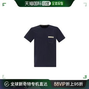韩国直邮FAY24SS短袖 NAVY BLUE T恤男NPMB3481280UCX