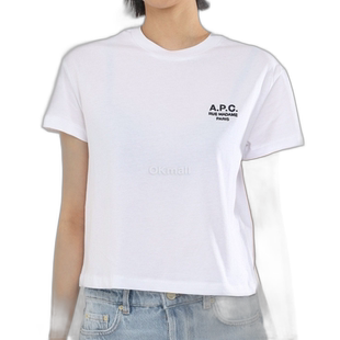 韩国直邮A.P.C Rue Madame 纯棉短袖T恤 男女通用 货号 COHBM F26