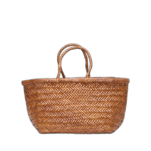 韩国直邮Dragon diffusion小号编织托特包女款棕色手提篮子包8811