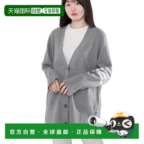 韩国直邮Thom Browne桑姆布郎尼针织衫开衫灰色FKC424A Y3007 055