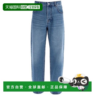 韩国直邮JACQUEMUS 牛仔裤 245DE038151333C 蓝色TABAC DOM直筒裤