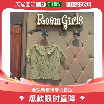 韩国直邮Roem GIRLS T恤 [ROEM GIRLS] DP01 领子 短身长 T恤 领