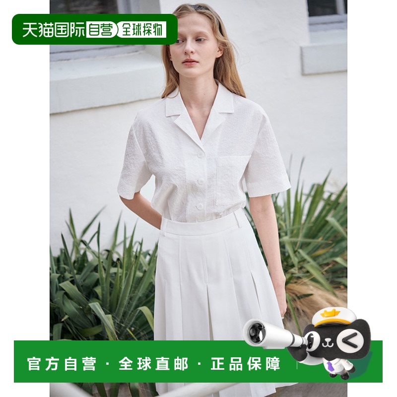 韩国直邮LOEUVRE 女士半身裙 Pleats Midi Skirt SW3MS244-01