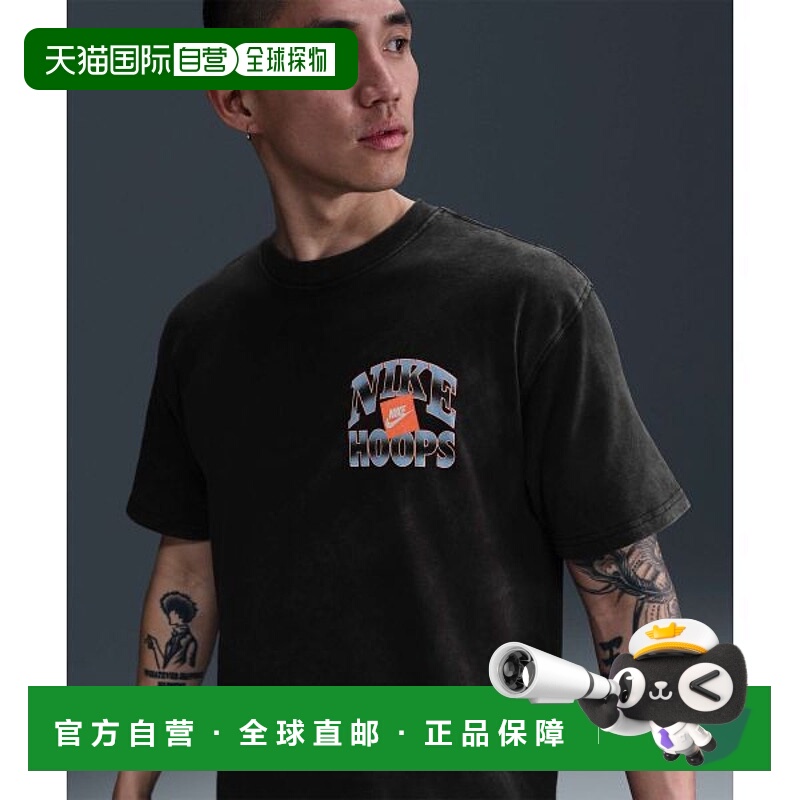 韩国直邮NIKE NIKE 耐克 HJ3437-010 Max90 篮球 T 恤 M - 黑色 /