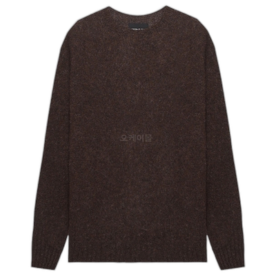 韩国直邮Howlin'针织衫男款出行时尚简约百搭舒适透气酷棕色圆领