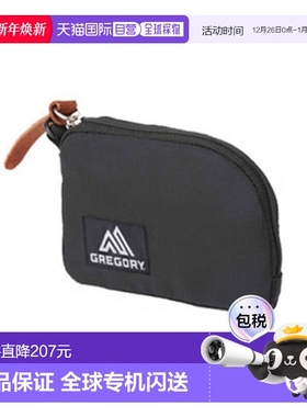 韩国直邮GREGORY 公用钱包07J29058 COIN WALLET - BLACK尼龙