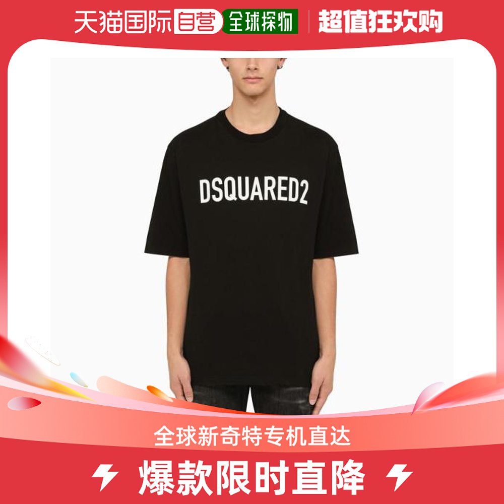 韩国直邮DSQUARED224SS长袖T恤男S74GD1197D20004 O DSQUA 900BLA