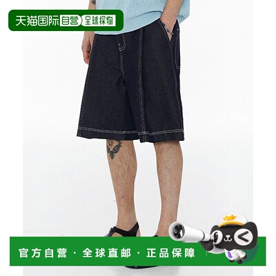 韩国直邮MIMTHEWARDROBE男士短裤MW221DH1BL AGE ONE TUCK HALF P