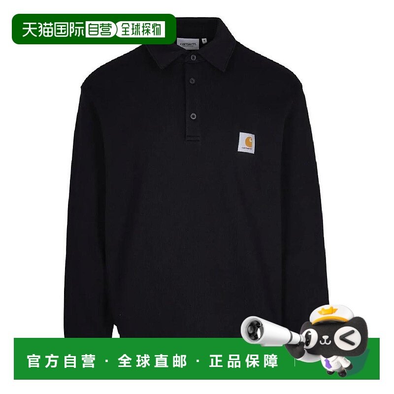 韩国直邮CARHARTT WIP 25 FW 卡尔哈特 WIP 徽标贴布纯棉马球衫 I,男装,T恤,淘宝优惠券,粉丝福利购,淘宝优惠卷