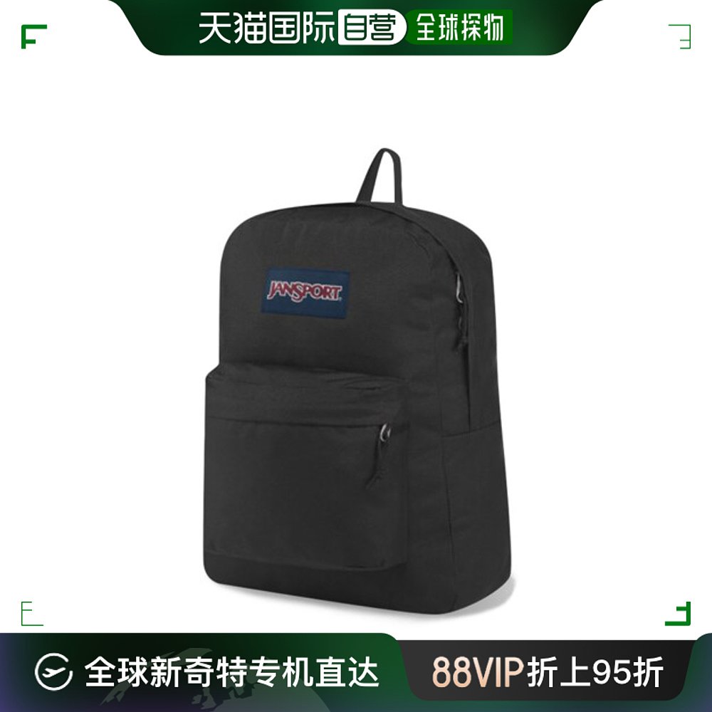 韩国直邮[JANSPORT]双肩包 Superbreak学生包黑色/白色 JS0A4Q