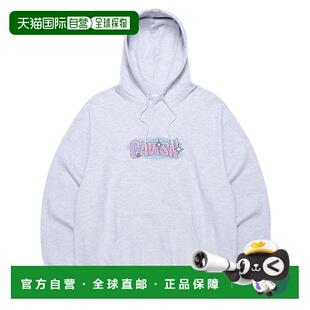 LOGO WAVY HOODIE LIGHT CV2CFU 韩国直邮CAVISH GREY 公用连帽衫