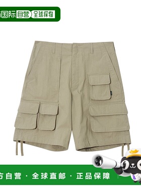 韩国直邮kangol Retrocore 多色休闲短裤 4049 浅米色休闲裤