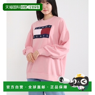 韩国直邮TOMMY HILFIGER TOMMY JEANS 旗帜圆领毛衣 (DW18623-THA