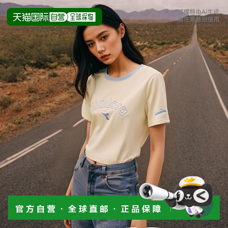 韩国直邮diadora 女士女装T恤D3122TRS44LML迪亚多纳