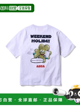 韩国直邮AECA WHITE 公用T恤AWCMSSBDTTSOV020C0WA RINGRING CLOV