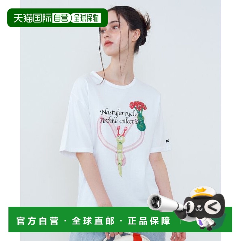 韩国直邮NASTY FANCY CLUB街头辣妹潮牌酷帅休闲时尚新款T恤F23QB