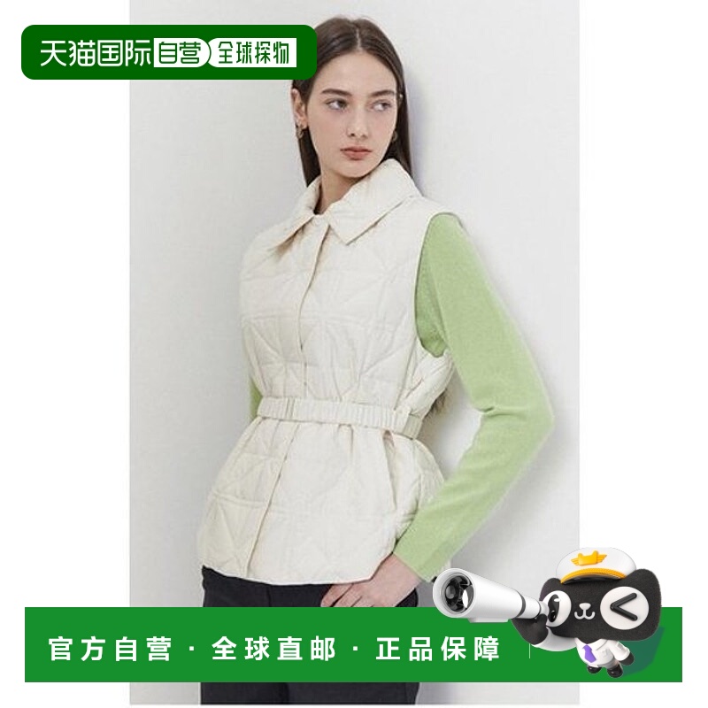 韩国直邮THE IZZAT 女士绳状背心 鹅绒毛衣 INAA2PD01SG