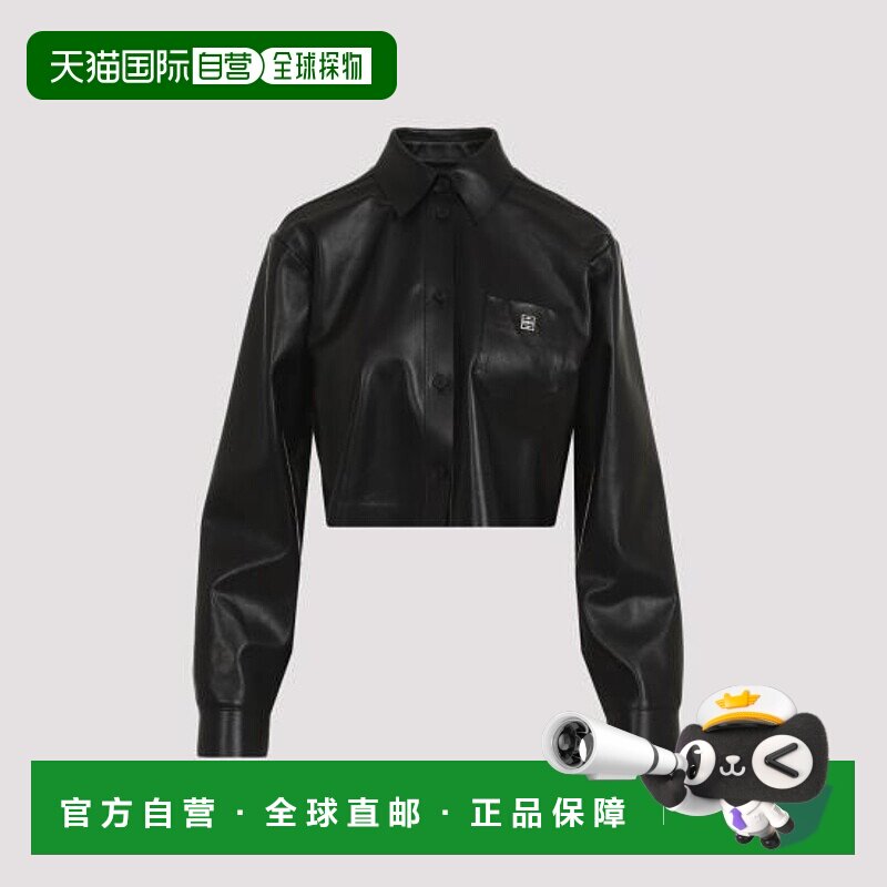 韩国直邮GIVENCHY24FW衬衫女BW61AY61G9 001 BLACK纪梵希通勤