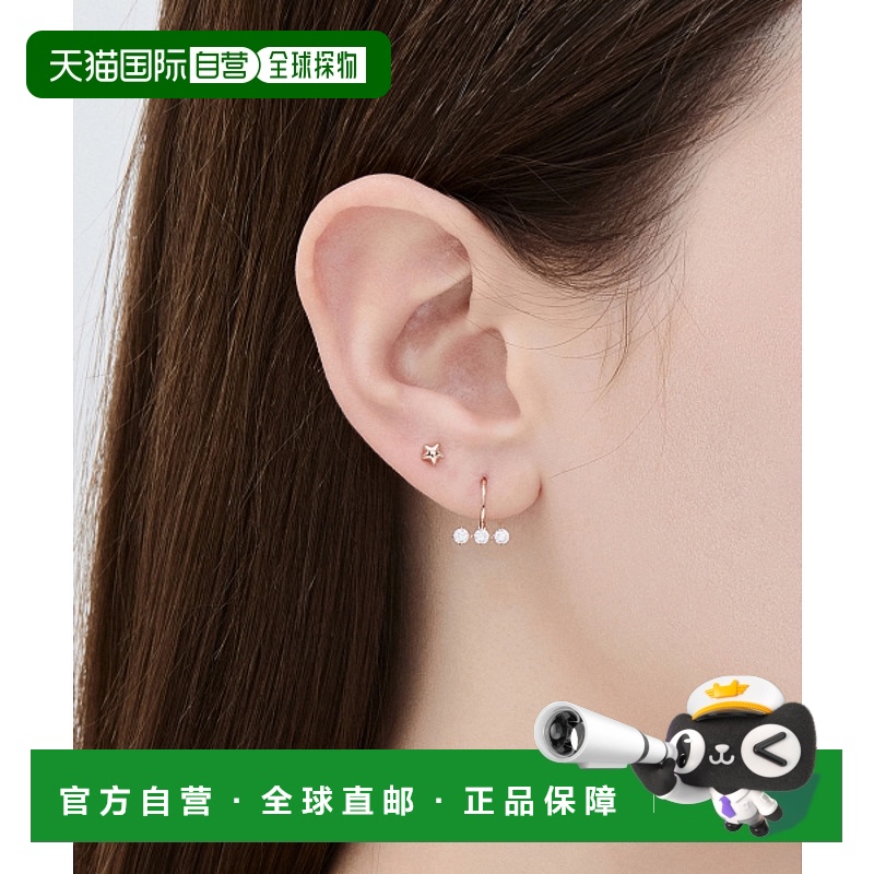 韩国直邮JESTINA 女士耳环 JJJTE02BS005R4P00 14K