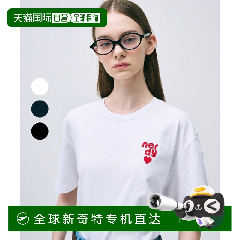 1h可退 韩国直邮nerdy  上装T恤时髦小众显瘦穿搭 时尚高级感舒适