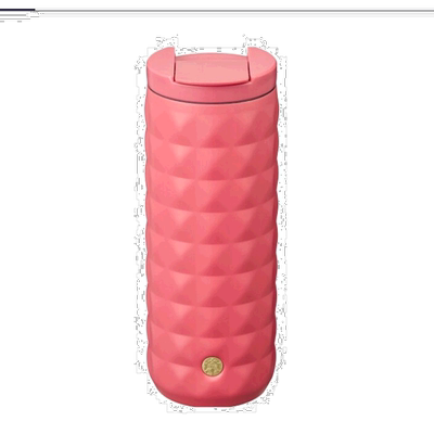 韩国直邮STARBUCKS 新款星巴克少女粉手柄不锈钢保冷保温杯473ml