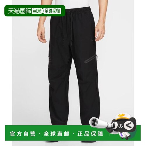 韩国直邮NIKE NIKE Nike Tech Shorry 宽松长裤 M - 黑色 HV0958-